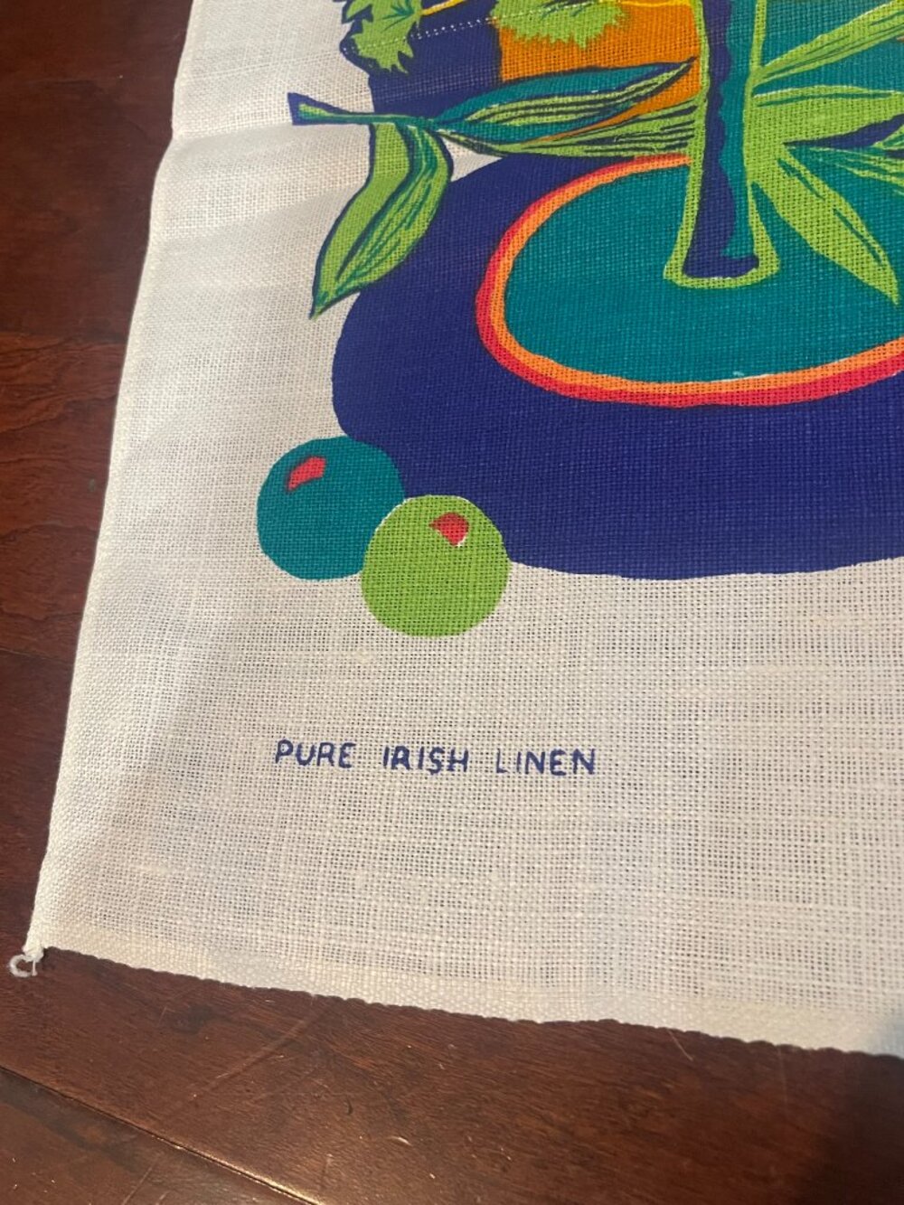 Fragonard Pure Irish Linen Food Still Life Tea Towel Made in Ireland - Picture 4 of 9